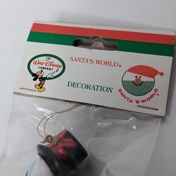 Disney Donald Duck Ornament Pair Kurt Adler Santas World Scrooge Icicle Santa Ĝ - Picture 10 of 11